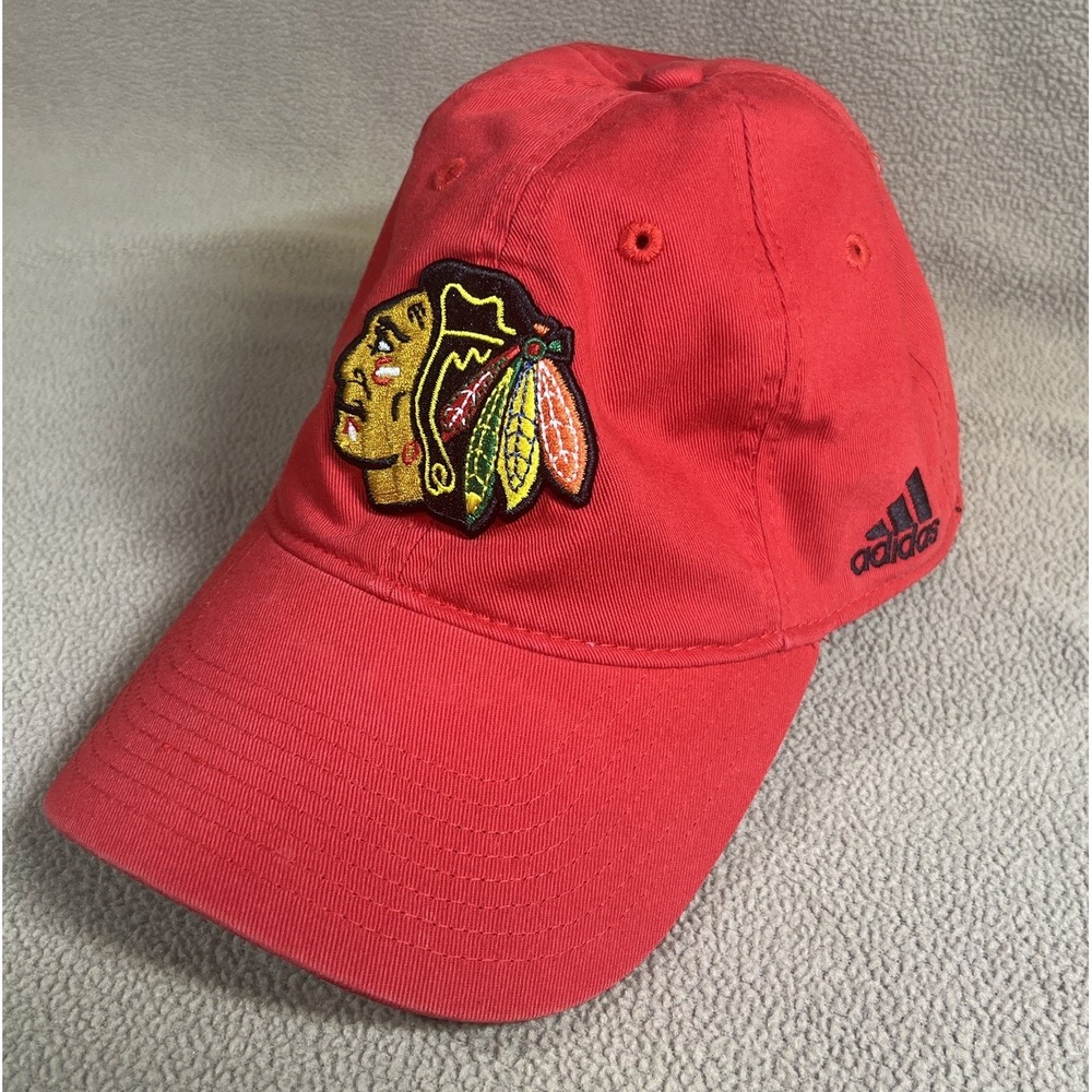 Authentic NHL Headware Collection Adidas. Chicago‎ Blackhawks Hat. Super Flex XL - Picture 2 of 11